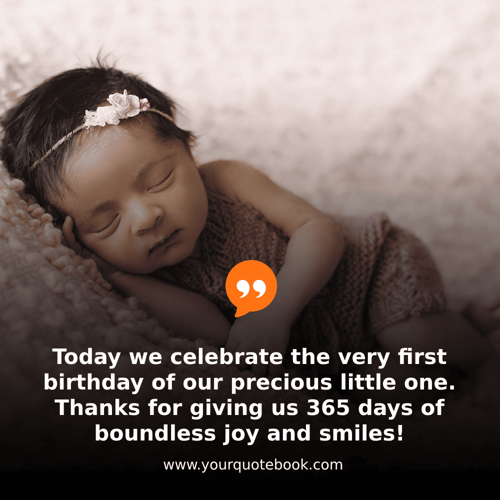 first birthday quotes for son