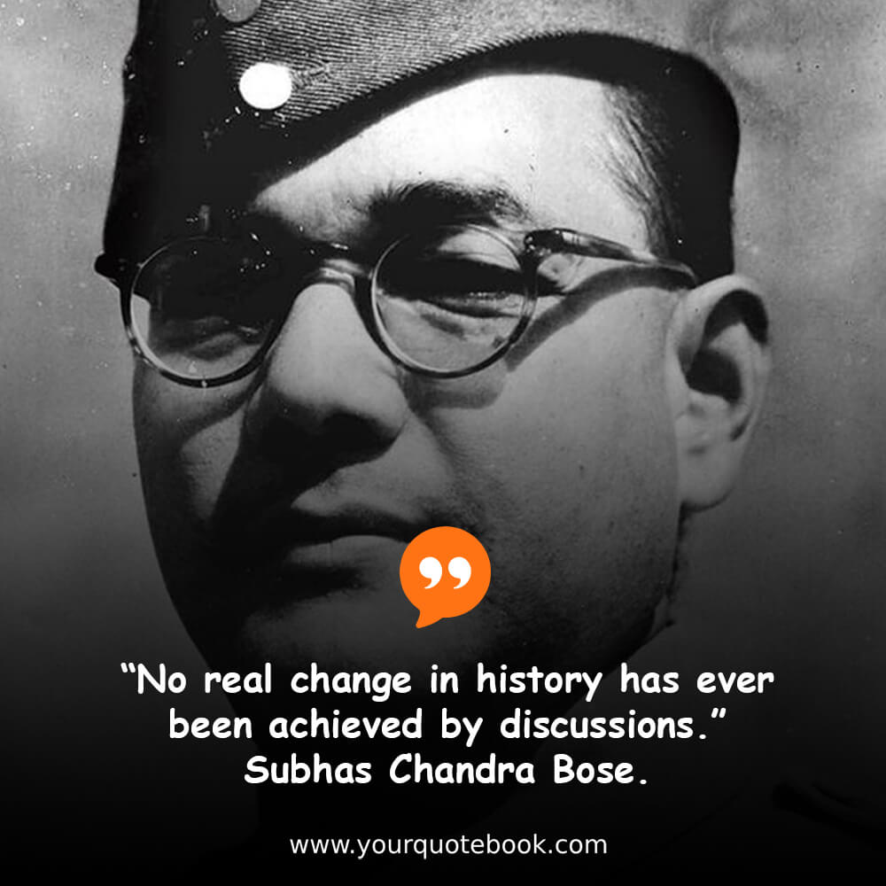 inspirational netaji subhash chandra bose quotes