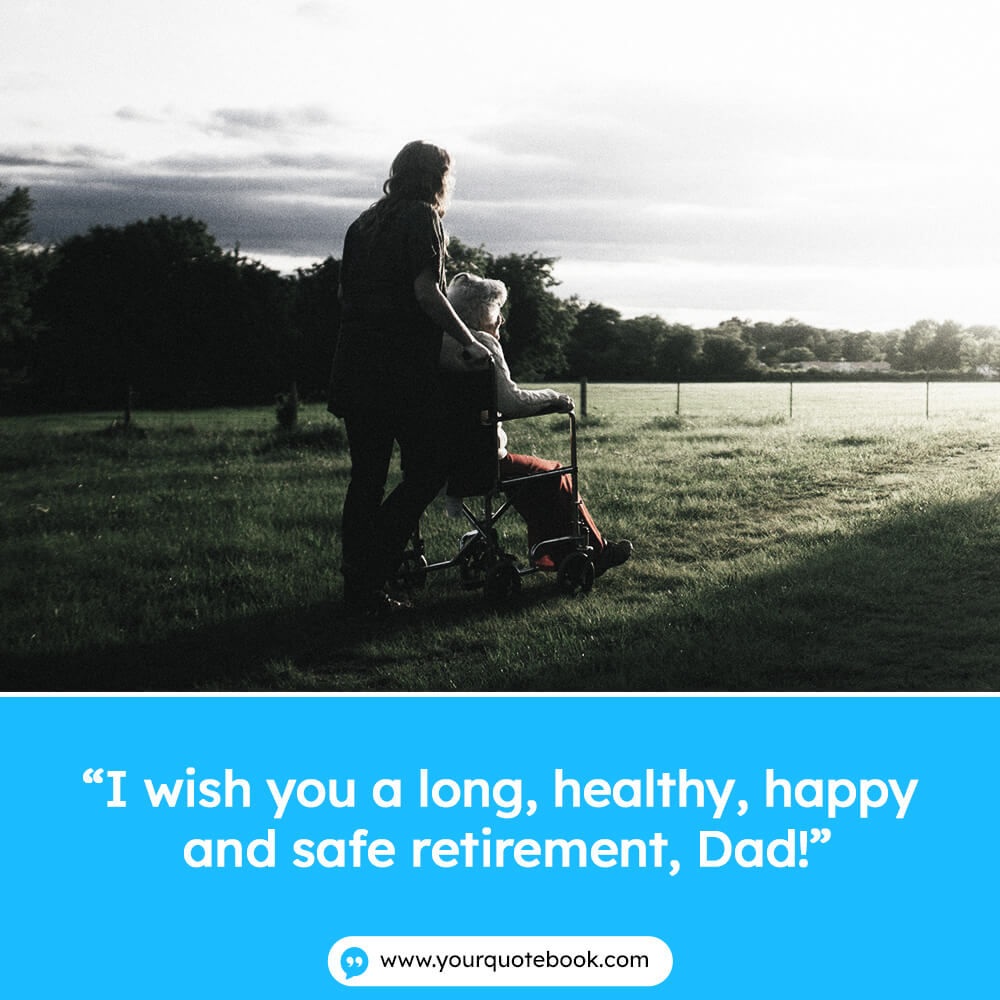 retirement wishes for dad