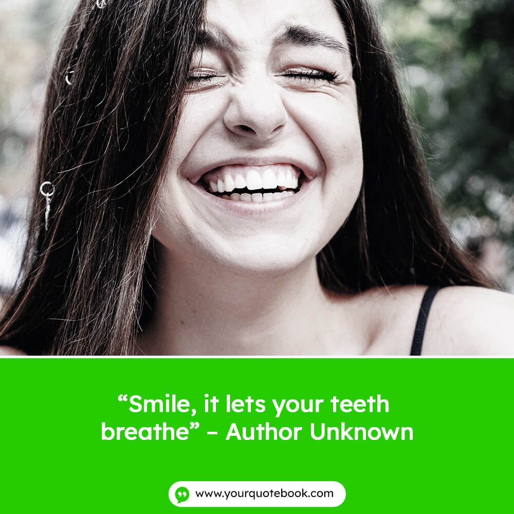 smile quotes in english